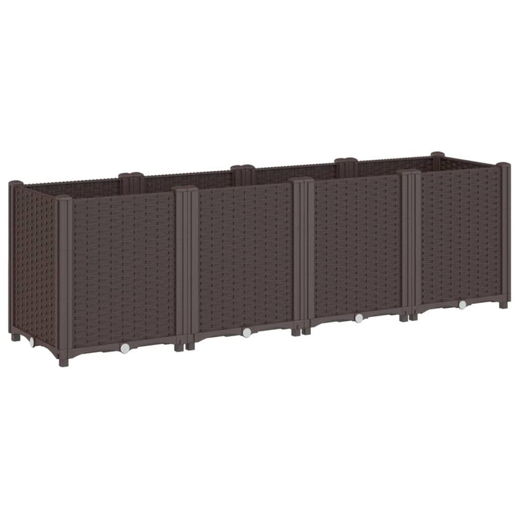 VIDAXL -Planungsbox 160x40x53 cm Polypropen braun