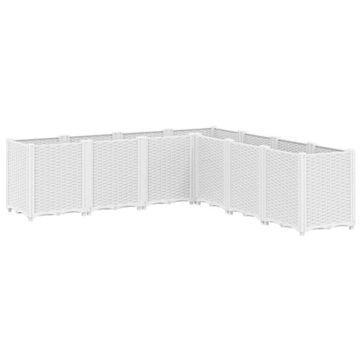 Vidaxx Pflanzgefäß 160x160x53 cm Polypropylen weiß