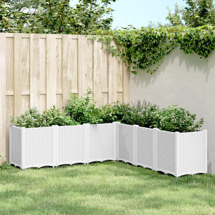 Vidaxx Pflanzgefäß 160x160x53 cm Polypropylen weiß