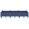VIDAXL -Pflanzer mit Pins 125x40x28,5 cm Polypropengrau