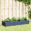 VIDAXL -Pflanzer mit Pins 125x40x28,5 cm Polypropengrau