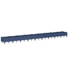VIDAXL -Pflanzer mit Pins 362.5x42.5x28,5 cm Polypropengrau