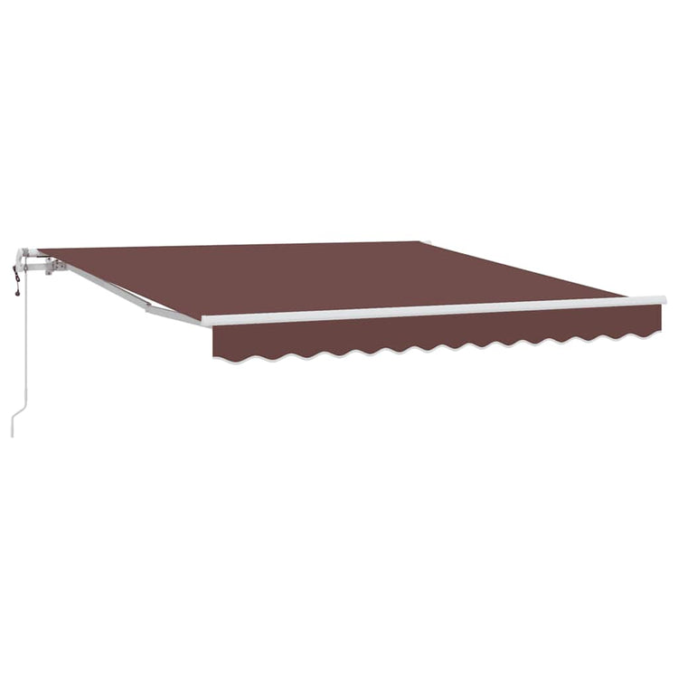 Vidaxx Markise automatisch ausziehbar 300x250 cm braun