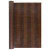 Vidaxl Balkon Bildschirm 1000x100 cm Poly Rattan Brown und Schwarz