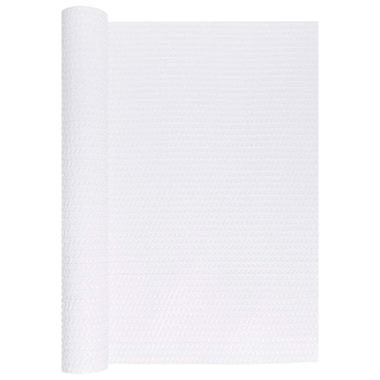 Vidaxl Balkon Bildschirm 1000x80 cm Poly Rattan Weiß