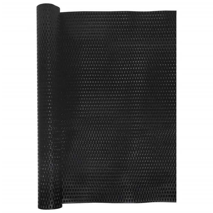 Vidaxl Balkon Bildschirm 400x80 cm Poly Rattan Schwarz