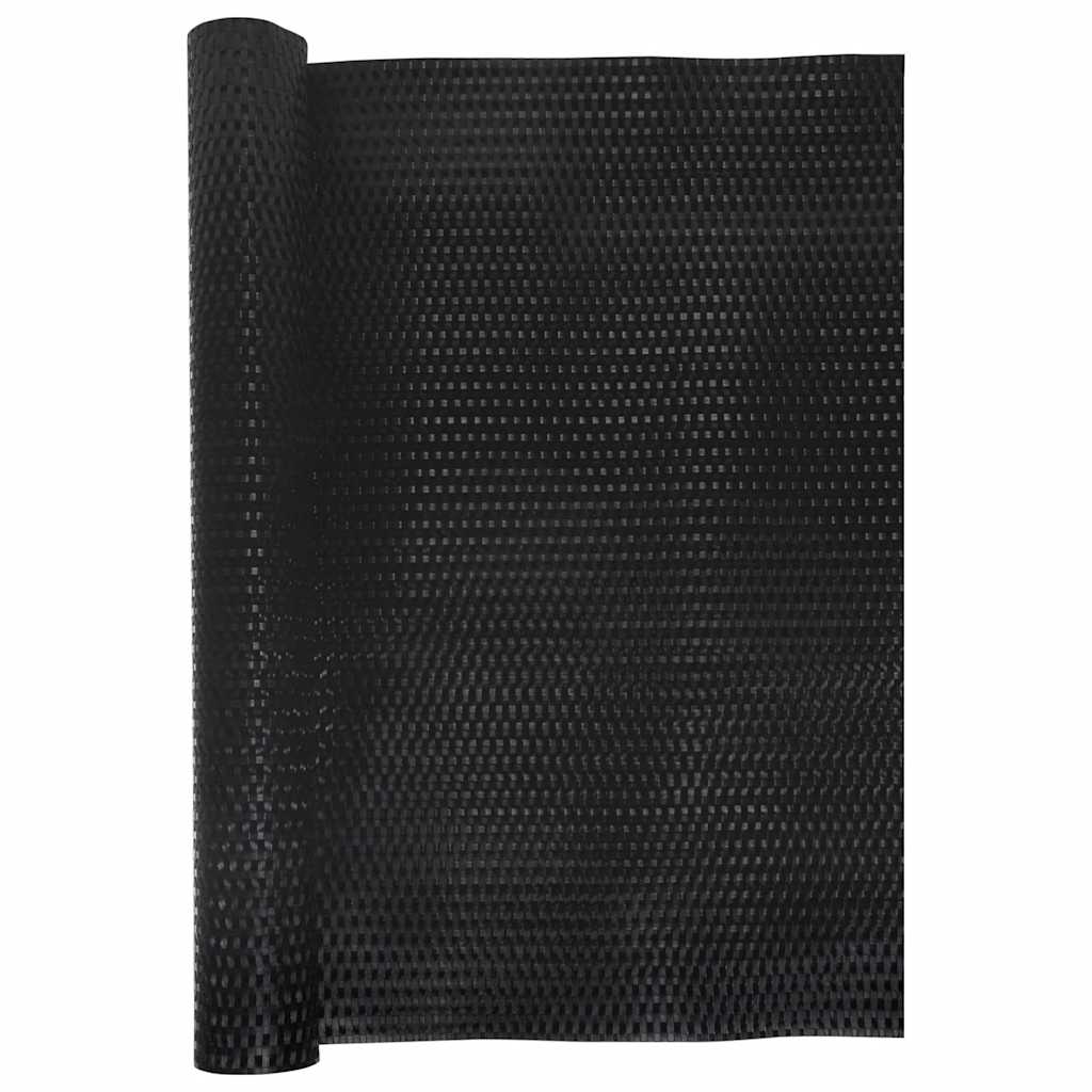 Vidaxl Balkon Bildschirm 500x100 cm Poly Rattan Schwarz