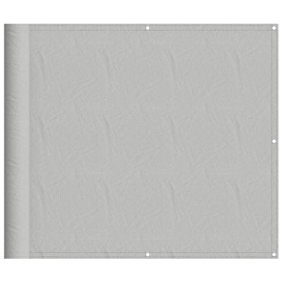 Vidaxl Balkon Bildschirm 90x300 cm 100% Oxford Polyester hellgrau