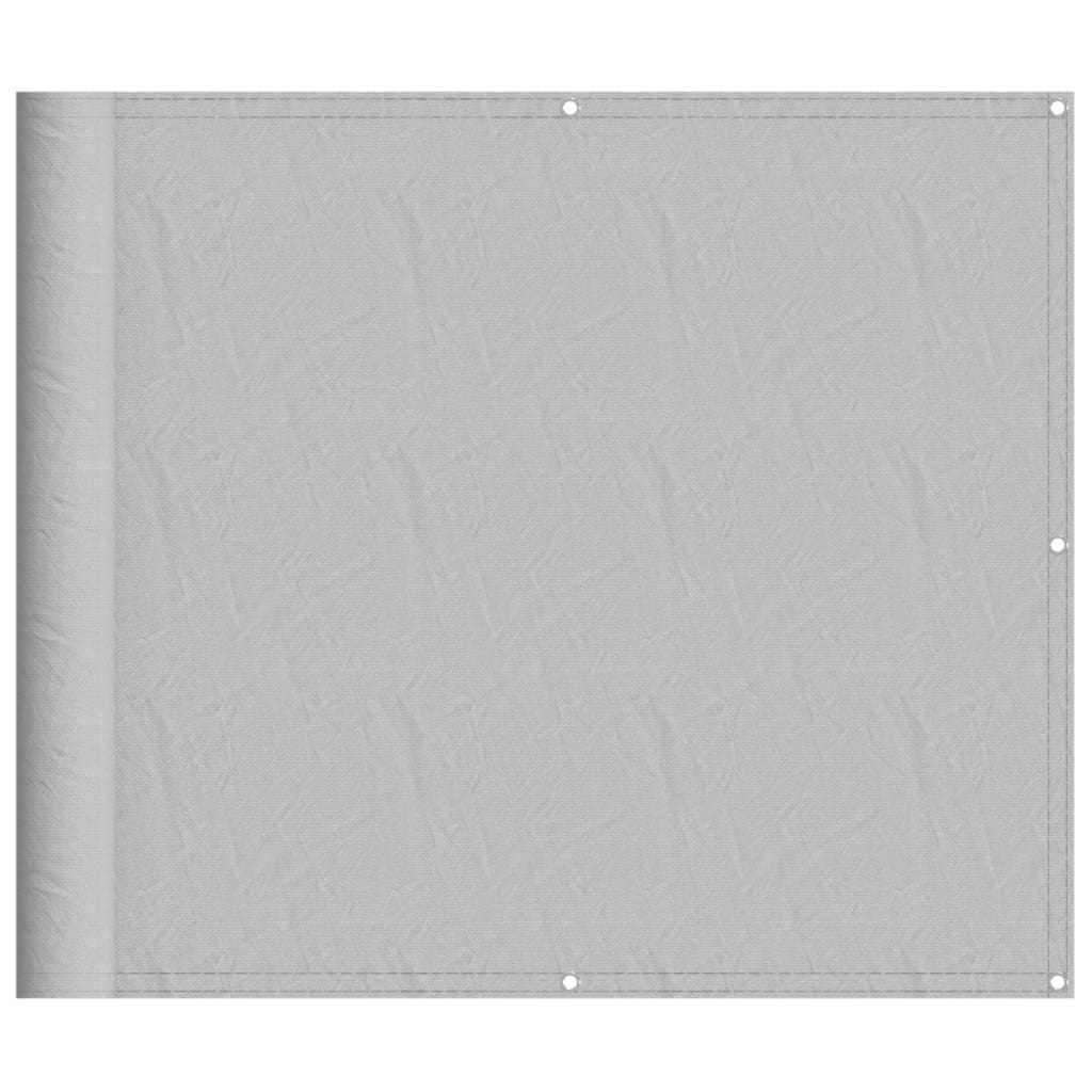 Vidaxx Balkonschirm 90x700 cm 100 % Oxford-Polyester hellgrau