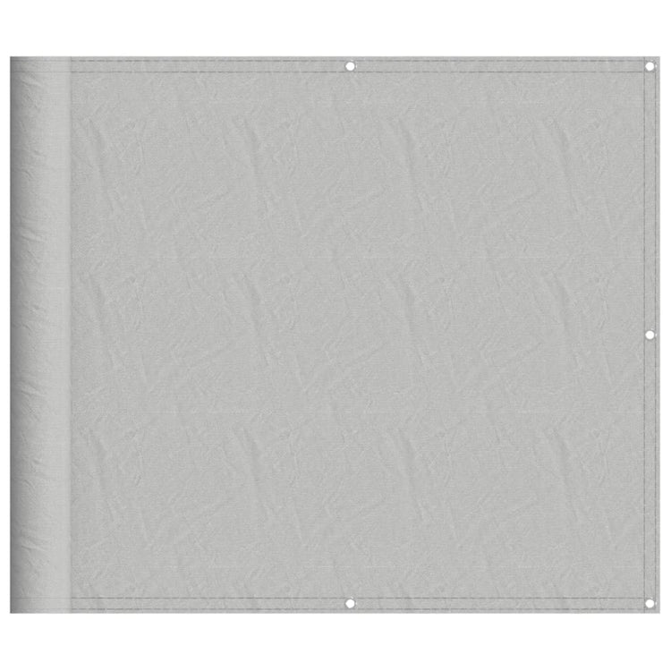 Vidaxx Balkonschirm 90x800 cm 100 % Oxford-Polyester hellgrau