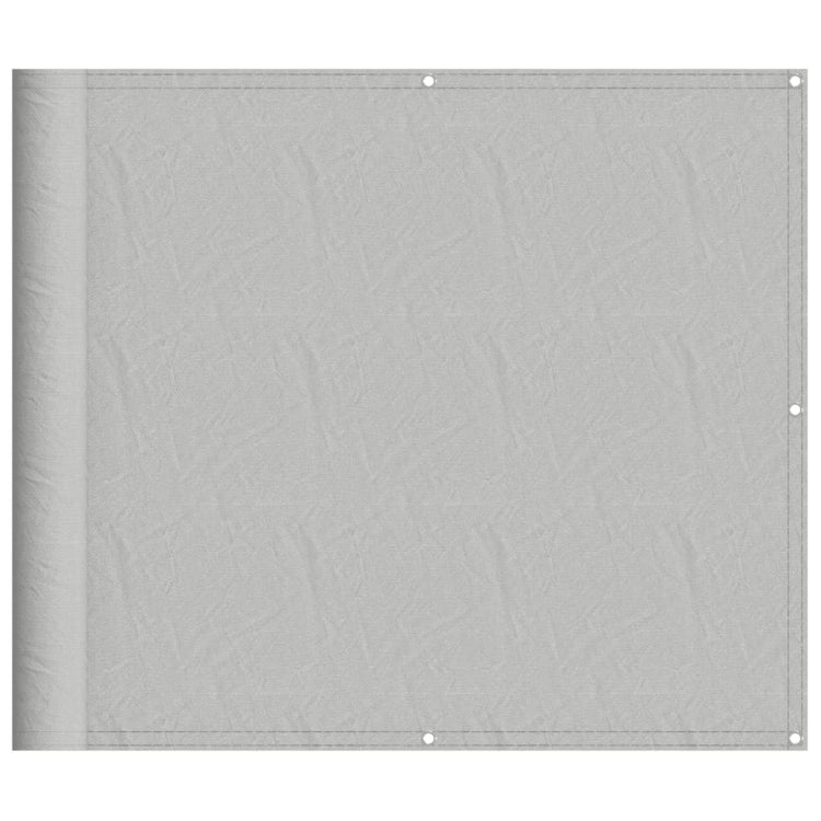 Vidaxx Balkonschirm 90x1000 cm 100 % Oxford-Polyester hellgrau