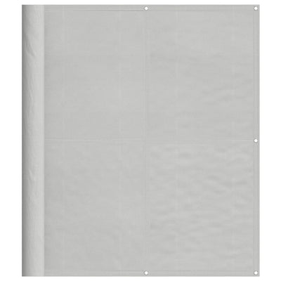 Vidaxl Balkon Bildschirm 120x300 cm 100% Oxford Polyester hellgrau