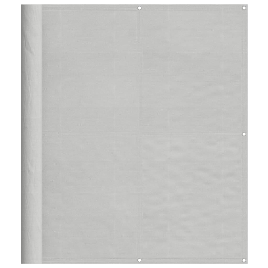 Vidaxl Balkon Bildschirm 120 x 400 cm 100% Oxford Polyester hellgrau