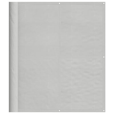 Vidaxl Balkon Bildschirm 120 x 500 cm 100% Oxford Polyester hellgrau