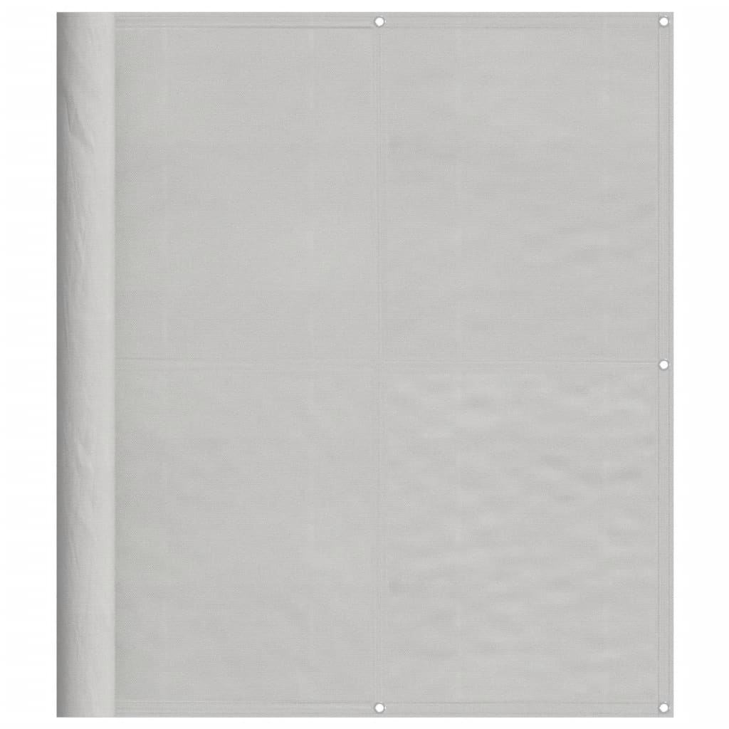 Vidaxl Balkon Bildschirm 120x600 cm 100% Oxford Polyester hellgrau