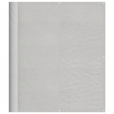 Vidaxl Balkon Bildschirm 120x600 cm 100% Oxford Polyester hellgrau