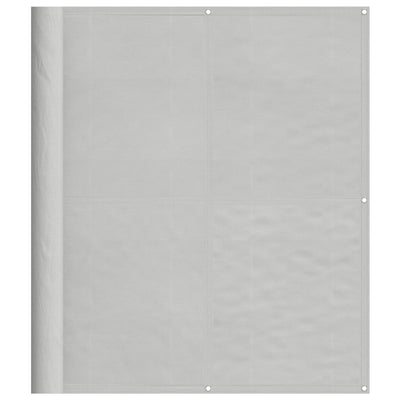 Vidaxl Balkon Bildschirm 120 x 700 cm 100% Oxford Polyester hellgrau