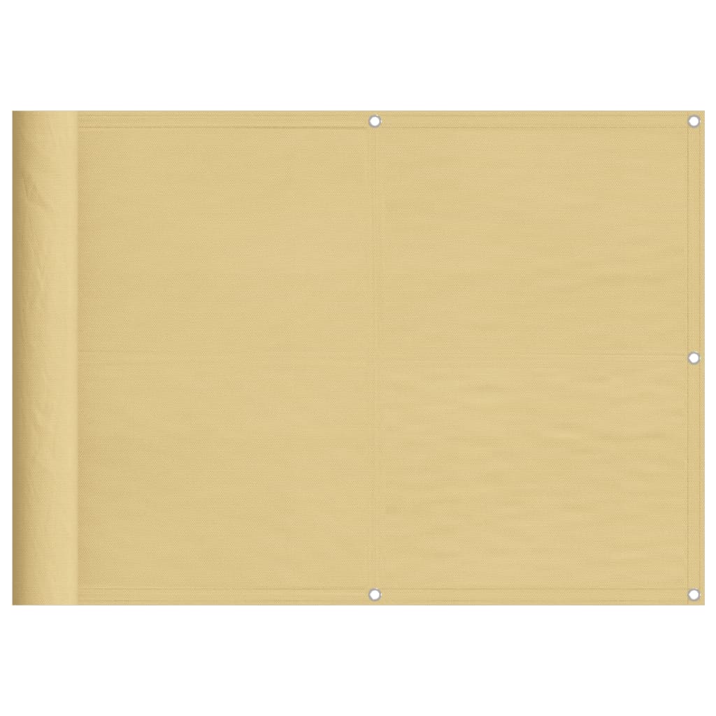 Vidaxx Balkonschirm 75x700 cm 100 % Oxford-Polyester sandfarben