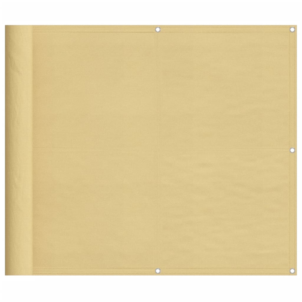 Vidaxx Balkonschirm 90x700 cm 100 % Oxford-Polyester sandfarben