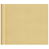 Vidaxx Balkonschirm 90x800 cm 100 % Oxford-Polyester sandfarben