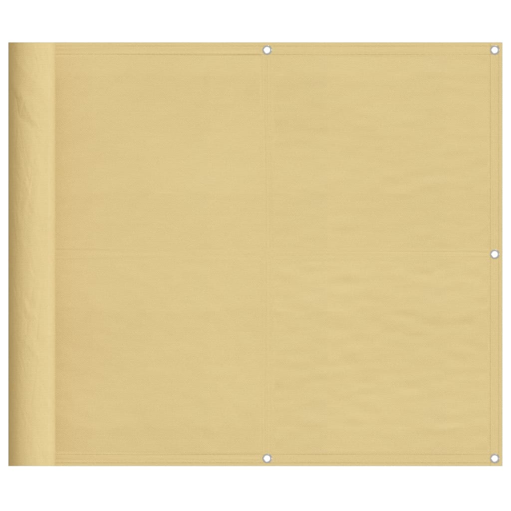 Vidaxx Balkonschirm 90x800 cm 100 % Oxford-Polyester sandfarben