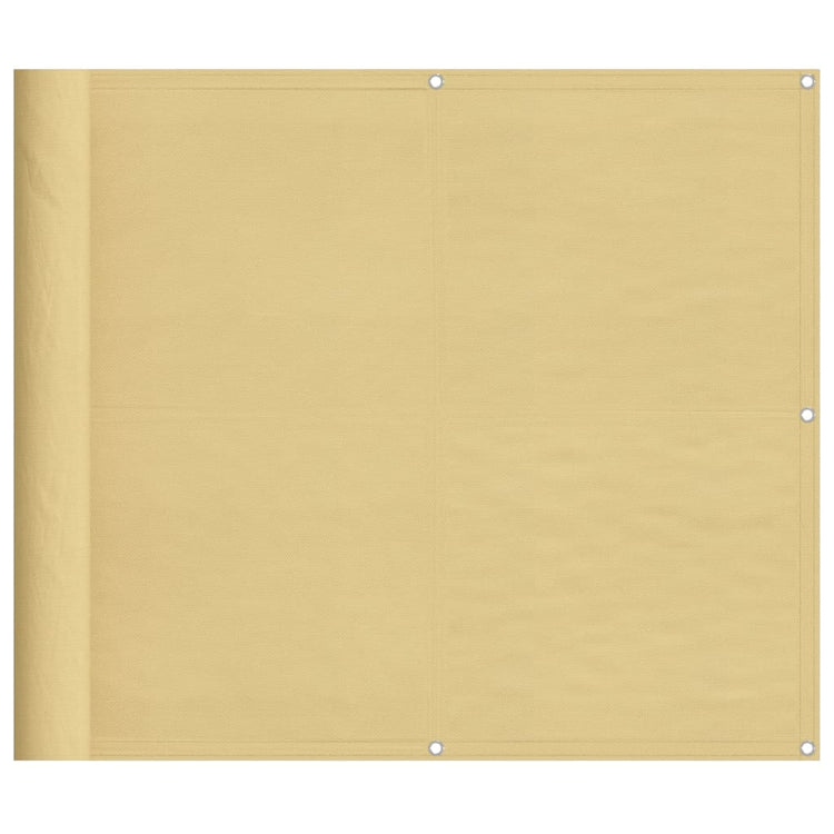 Vidaxx Balkonschirm 90x800 cm 100 % Oxford-Polyester sandfarben