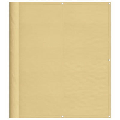 VIDAXL -Balkon -Bildschirm 120 x 500 cm 100% Oxford Polyester Sand -Colored