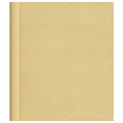 VIDAXL -Balkon -Bildschirm 120 x 800 cm 100% Oxford Polyester Sand -Colored