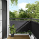 Vidaxx Balkonschirm 75x1000 cm 100 % Oxford-Polyester Anthrazit