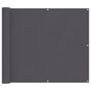 Vidaxx Balkonschirm 90x1000 cm 100 % Oxford-Polyester Anthrazit
