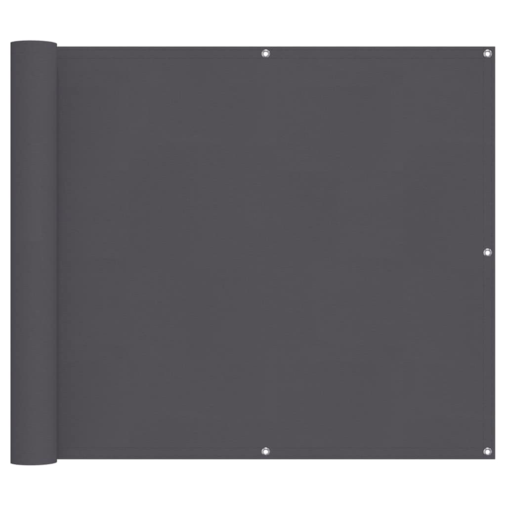 Vidaxx Balkonschirm 90x1000 cm 100 % Oxford-Polyester Anthrazit