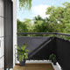 Vidaxx Balkonschirm 90x1000 cm 100 % Oxford-Polyester Anthrazit