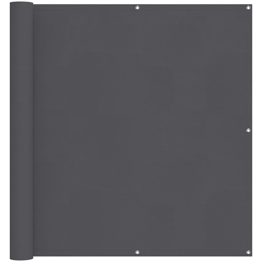 Vidaxx Balkonschirm 120x800 cm 100 % Oxford-Polyester Anthrazit
