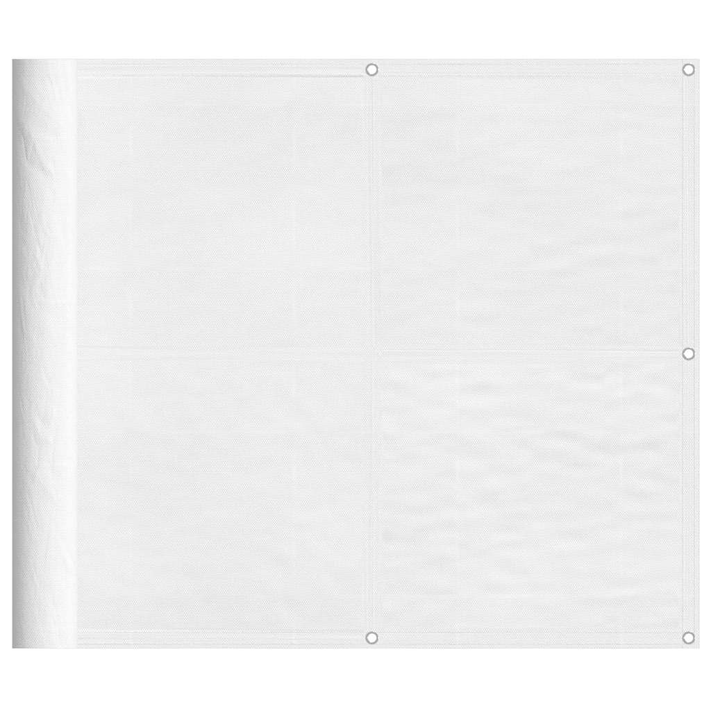 Vidaxx Balkonschirm 90x800 cm 100 % Oxford-Polyester weiß