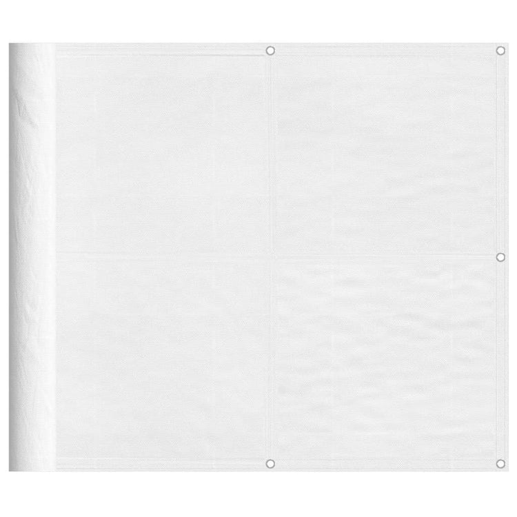 Vidaxx Balkonschirm 90x800 cm 100 % Oxford-Polyester weiß