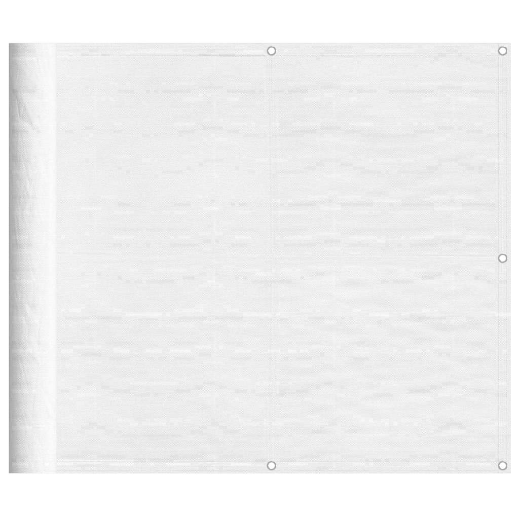 Vidaxx Balkonschirm 90x1000 cm 100 % Oxford-Polyester weiß