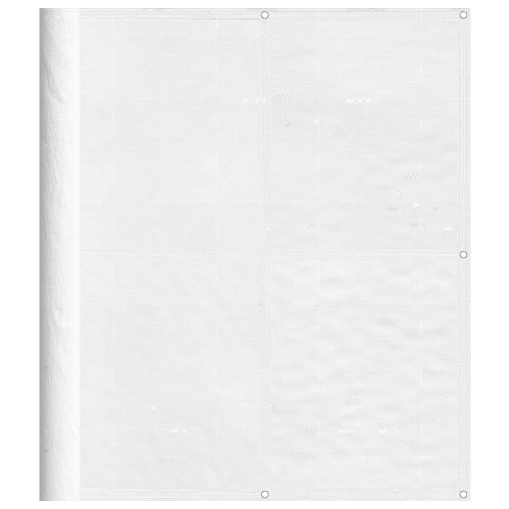 Vidaxx Balkonschirm 120x700 cm 100 % Oxford-Polyester weiß