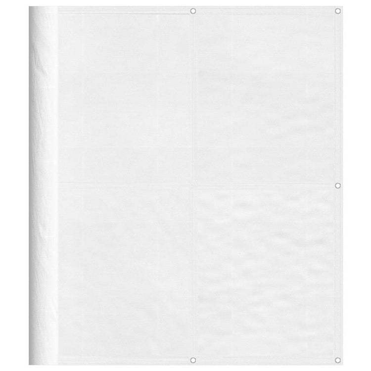 Vidaxl Balkon Bildschirm 120 x 800 cm 100% Oxford Polyester Weiß