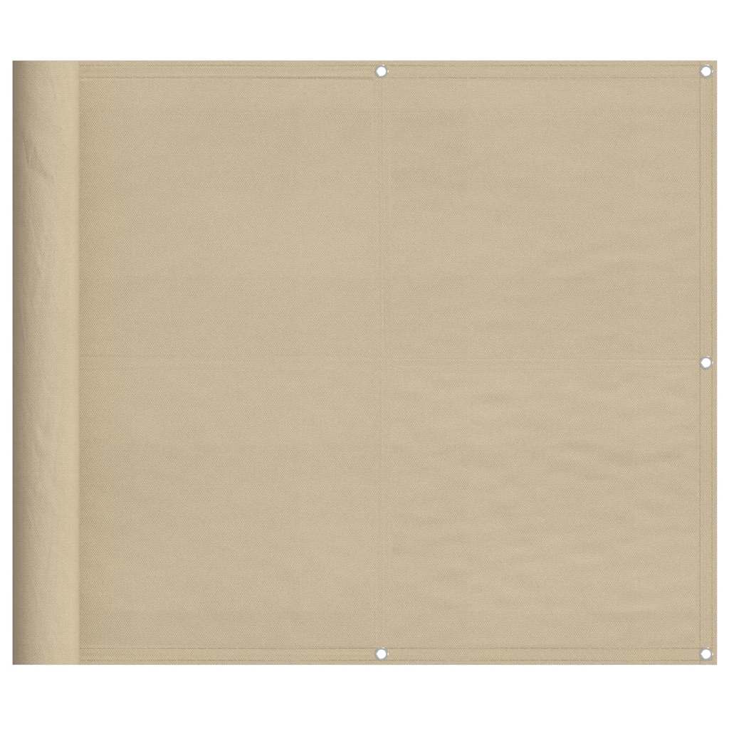 Vidaxx Balkonschirm 90x700 cm 100 % Oxford-Polyester beige