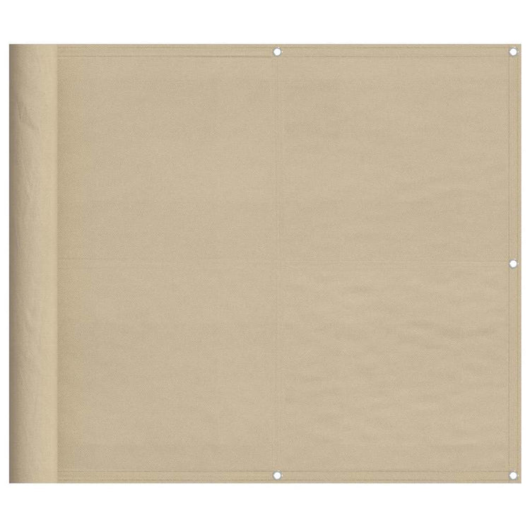 Vidaxx Balkonschirm 90x700 cm 100 % Oxford-Polyester beige