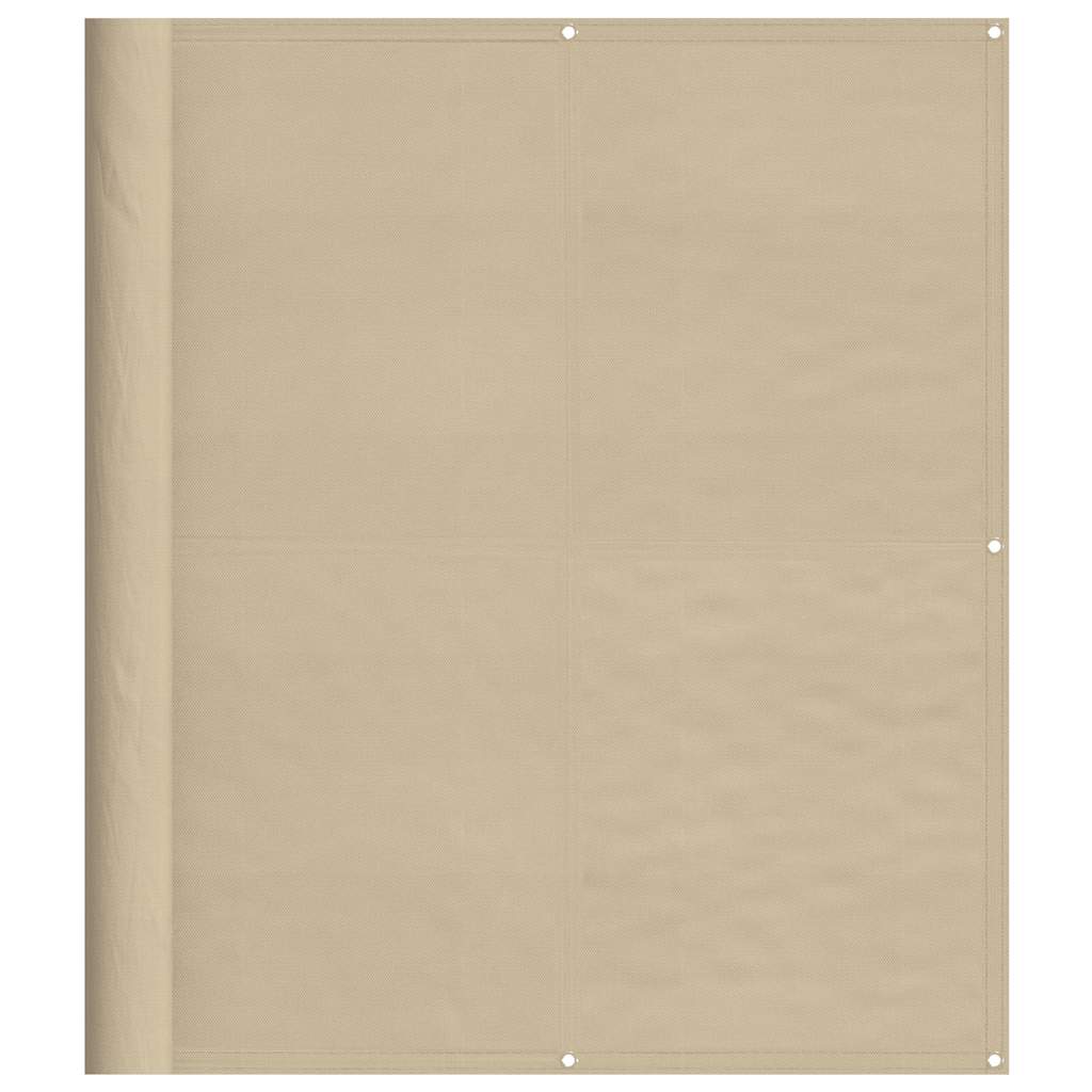 Vidaxx Balkon-Sichtschutz 120 x 700 cm, 100 % Oxford-Polyester, Beige