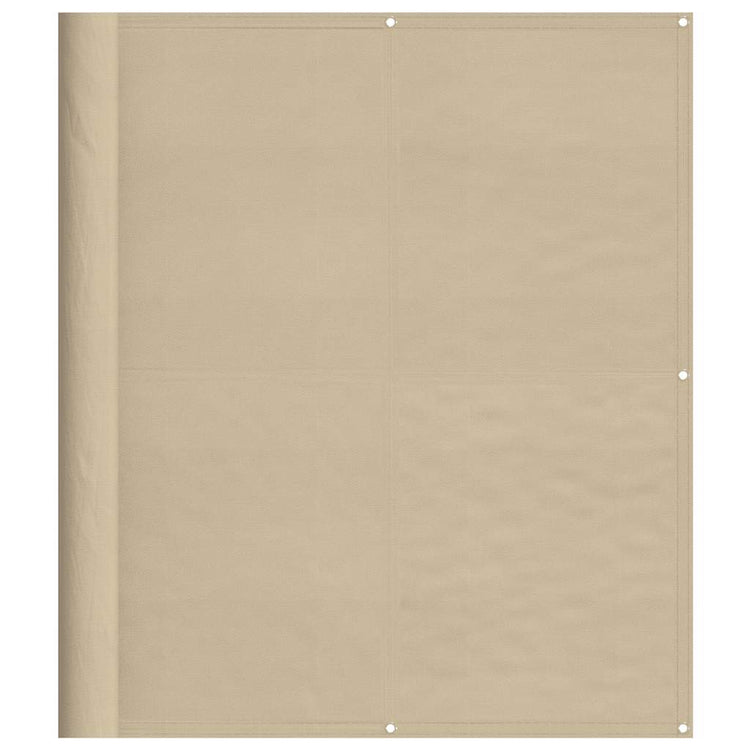 Vidaxx Balkon-Sichtschutz 120 x 700 cm, 100 % Oxford-Polyester, Beige