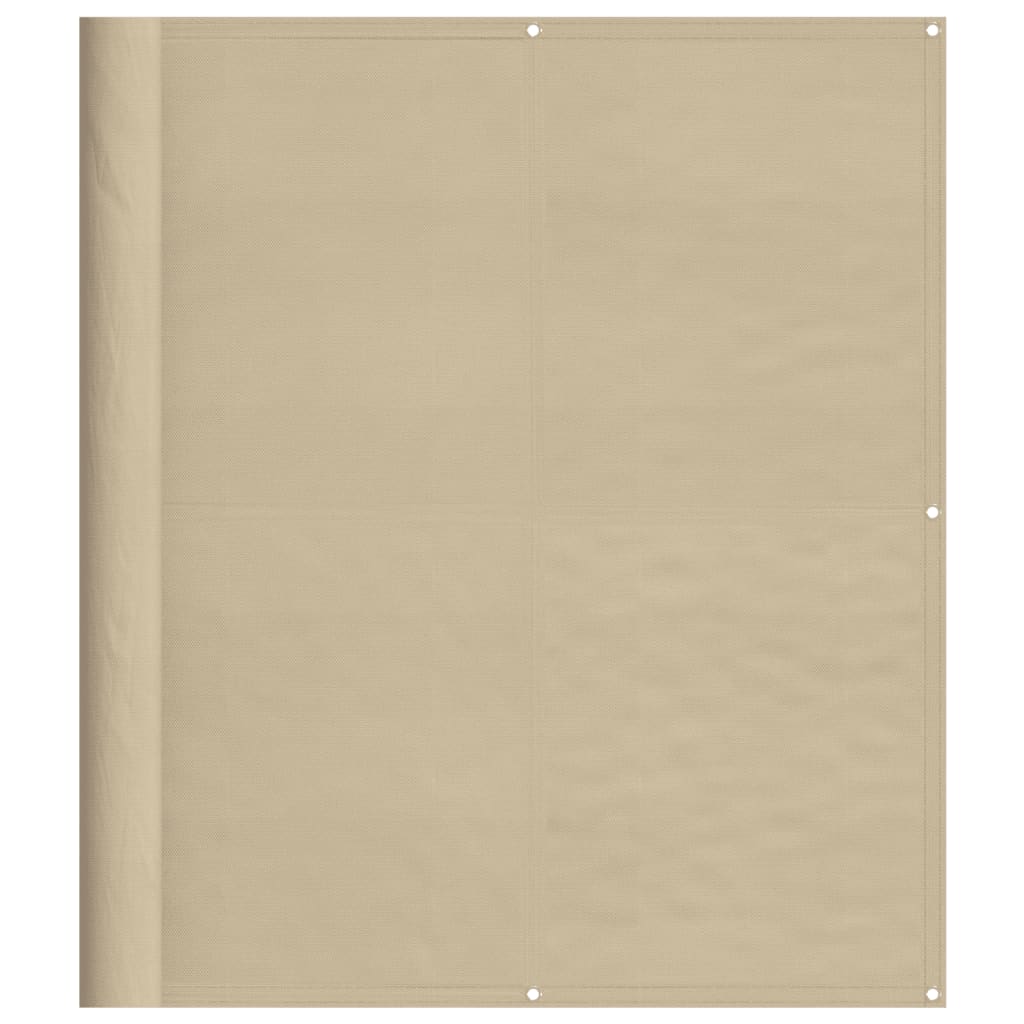 Vidaxx Balkonschirm 120x800 cm 100 % Oxford-Polyester beige
