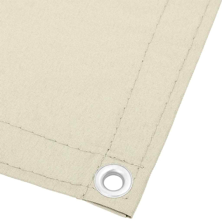 VIDAXL -Balkon -Bildschirm 75x800 cm 100% Oxford Polyester creme -geläutet