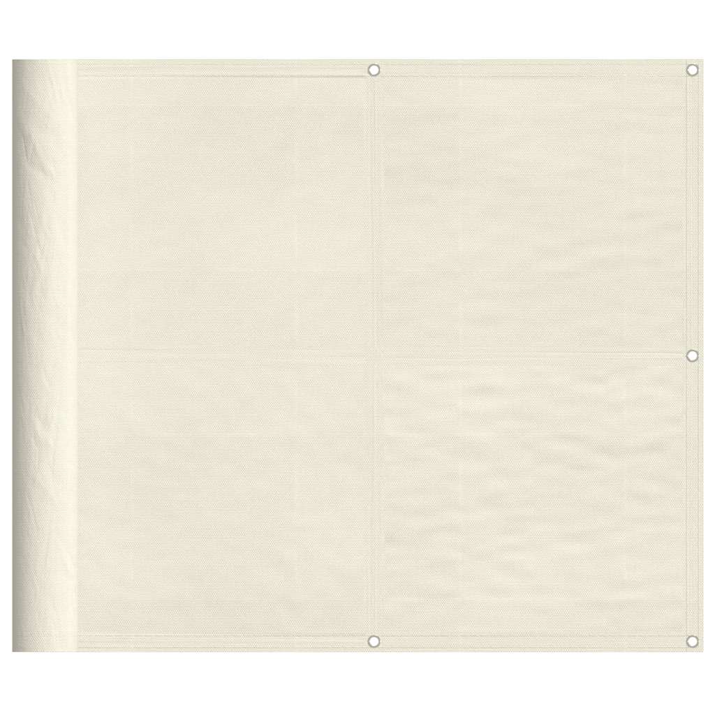 Vidaxx Balkonschirm 90x700 cm 100 % Oxford-Polyester cremefarben