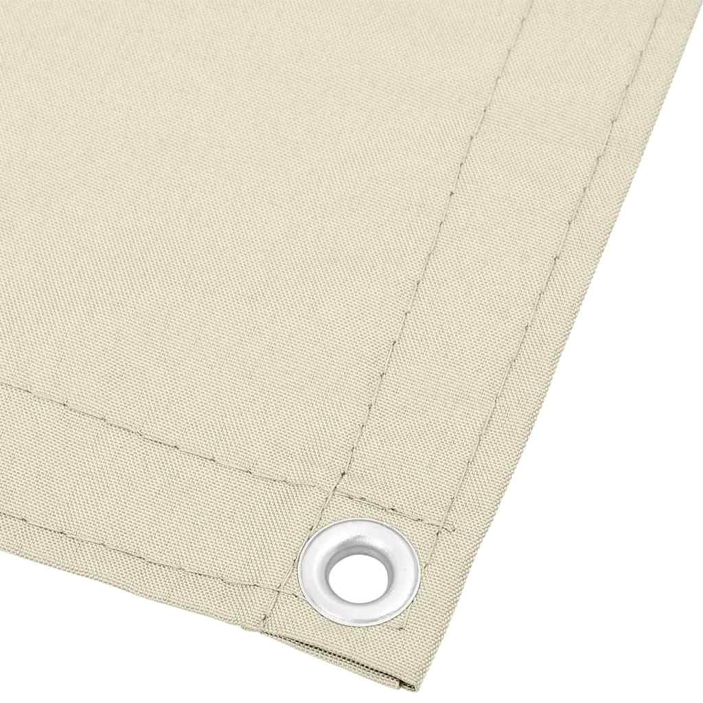 Vidaxx Balkonschirm 90x700 cm 100 % Oxford-Polyester cremefarben