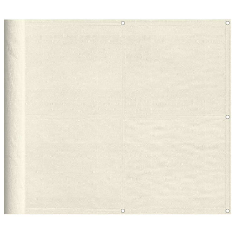 Vidaxx Balkonschirm 90x800 cm 100 % Oxford-Polyester cremefarben