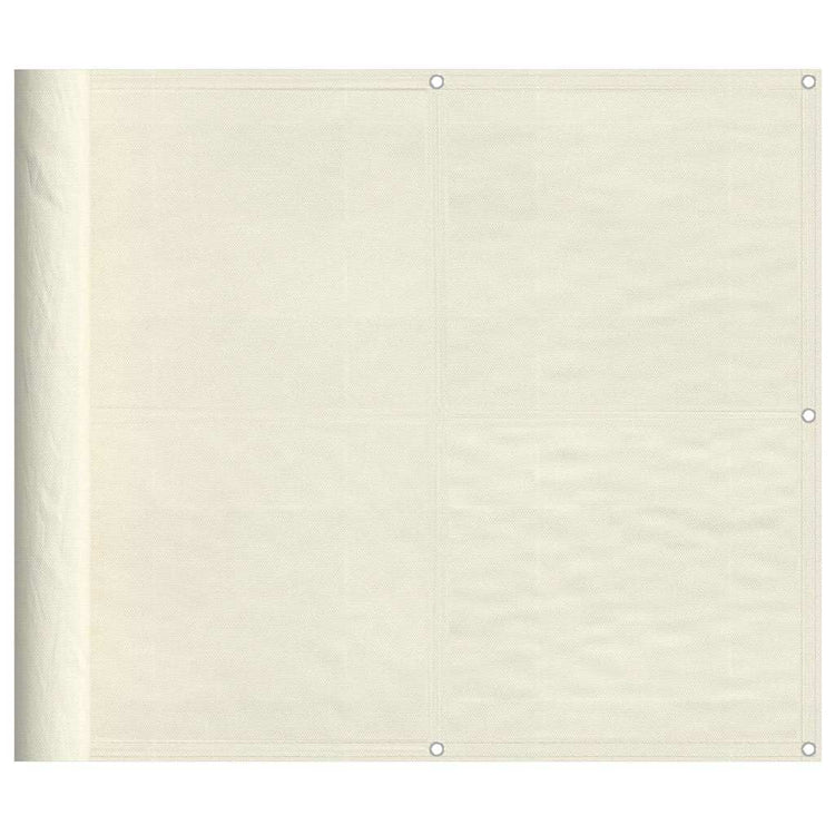 Vidaxx Balkonschirm 90x1000 cm 100 % Oxford-Polyester cremefarben