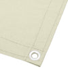Vidaxx Balkonschirm 120x800 cm 100 % Oxford-Polyester cremefarben
