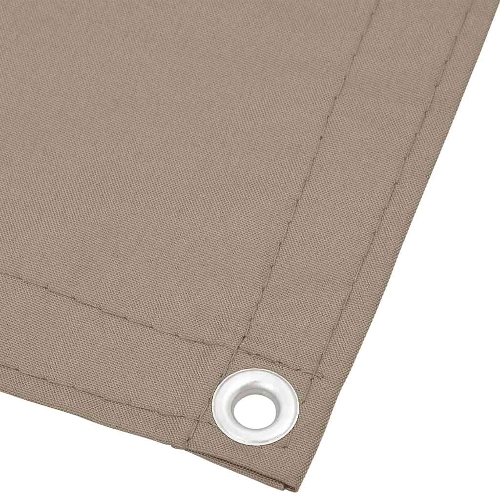 Vidaxx Balkonschirm 75x800 cm 100 % Oxford-Polyester Taupe